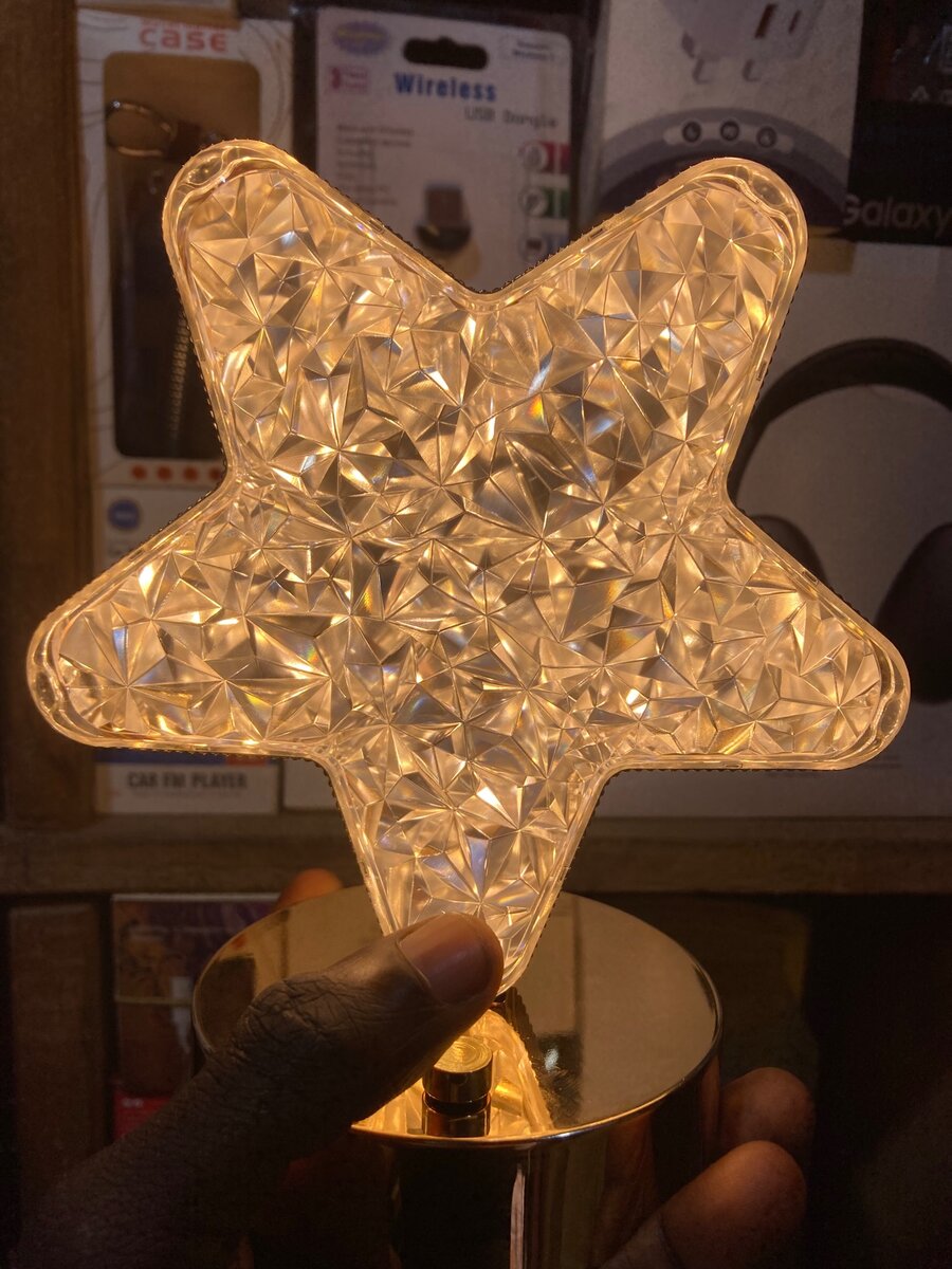 Crystal Rechargeable Star light