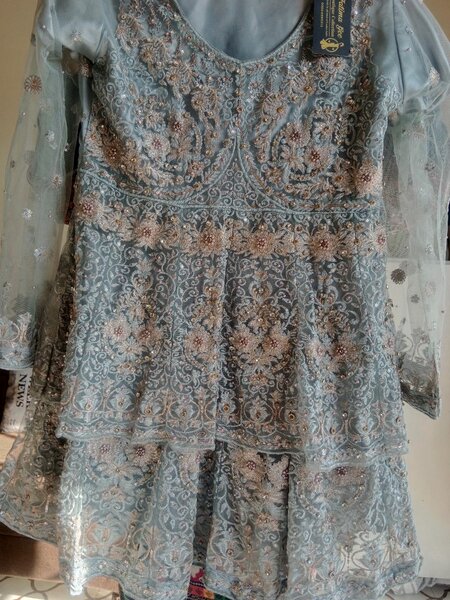 Wedding dress New condition ma. Sharara and fork a