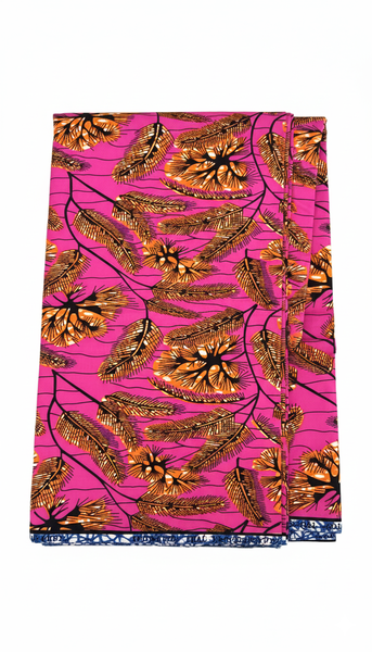 Tissu Wax Africain Rose