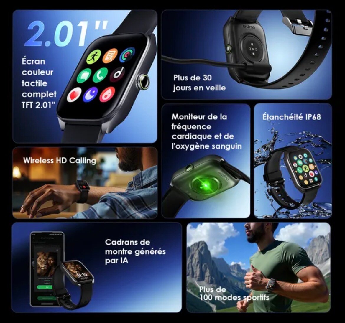 Oraimo Watch 5N TFT 2.01" IP68