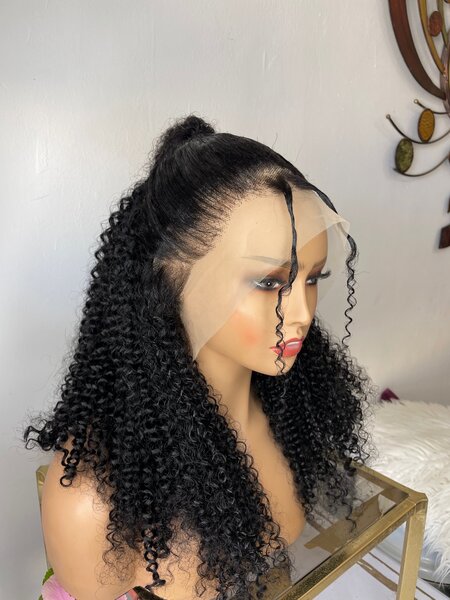Mona Lisa Breeze Brazilian Pixie curl frontal wig