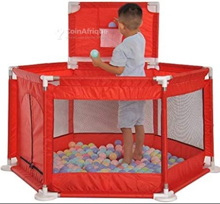 Parc de jeux bébé rouge