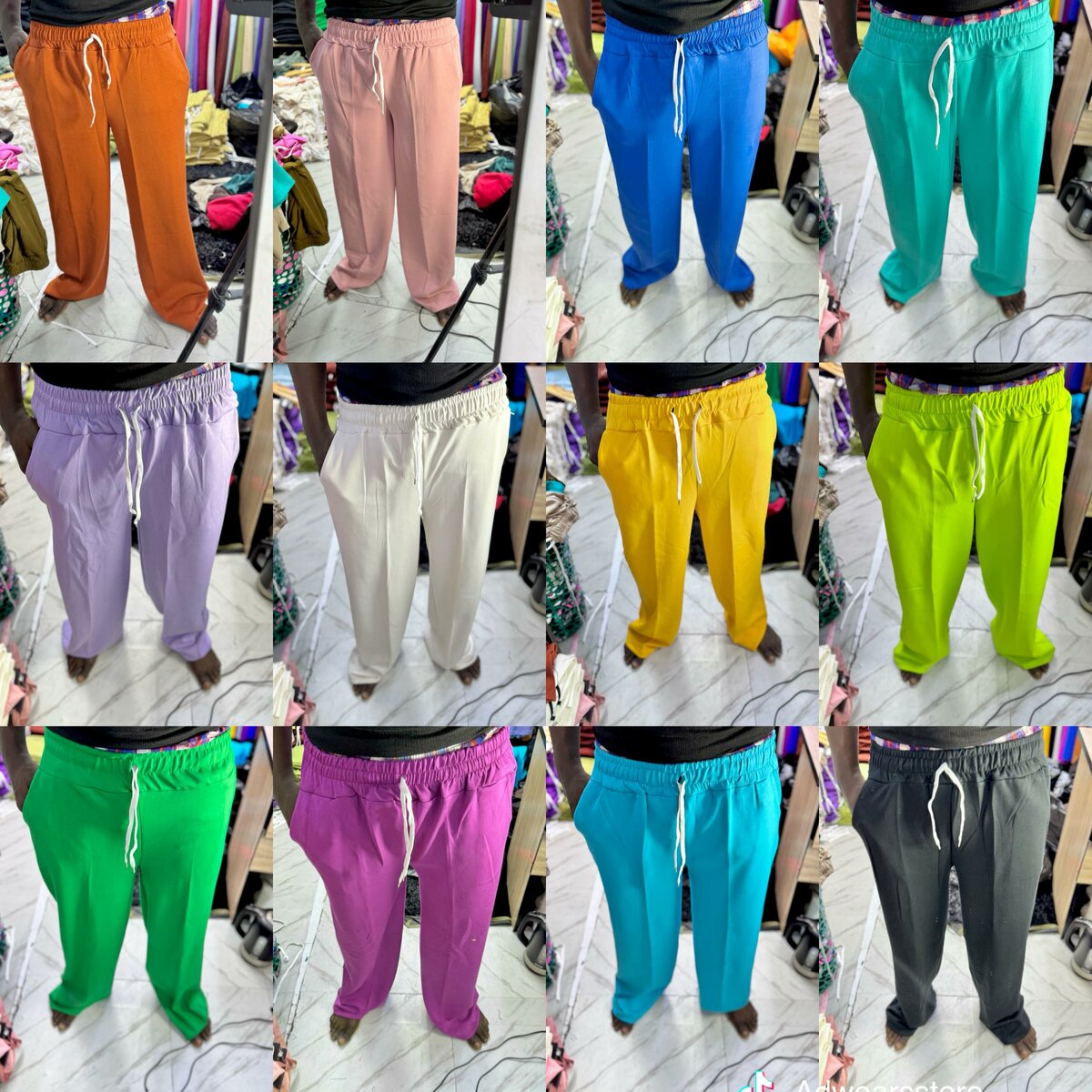 Pantalons de survêtement colorés