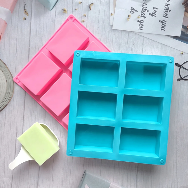 Moule à savon silicone 6 cavités