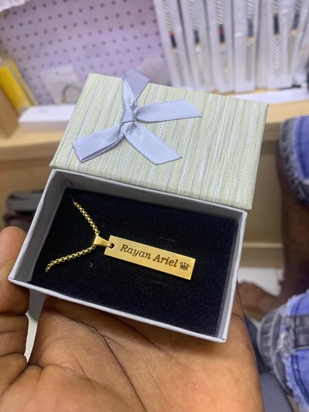 Chaîne personnalisé pour homme