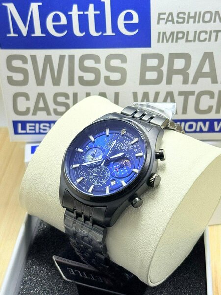 Montre Homme Casual Bleu