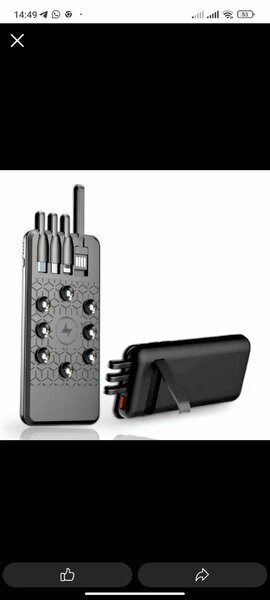 Chargeur portable 10000mAh ultra-fin