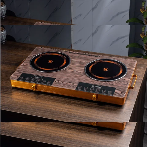 2 Burner Electric Stove Radiant Infrared Cooker