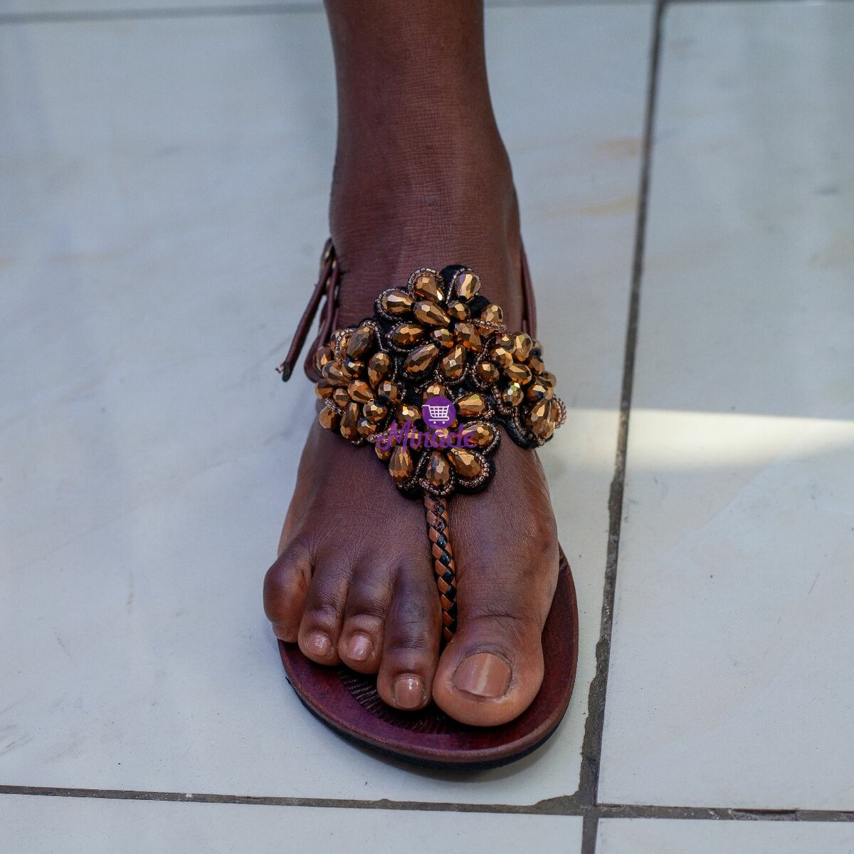 Sandales en cuir de Ghana