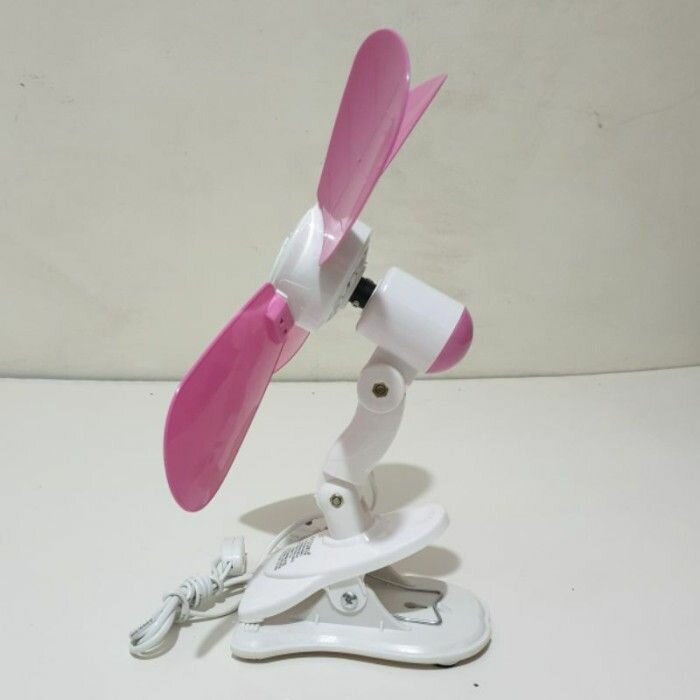 Mini ventilateur portable rose