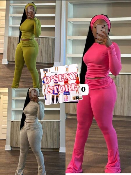 Women's Ruched Tracksuit Set