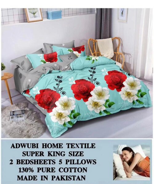5 pillow cases 2 bedsheets