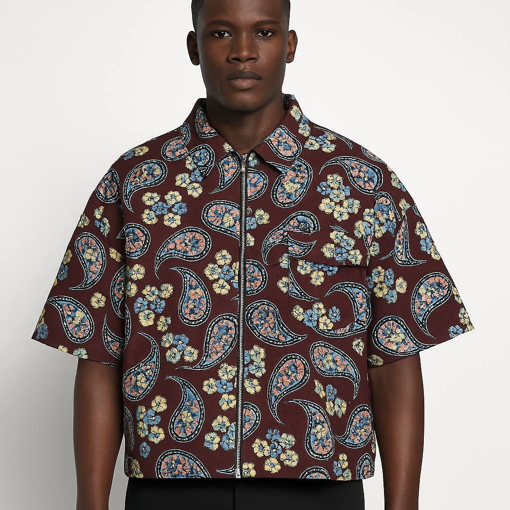 Unisex Cropped Shirt.