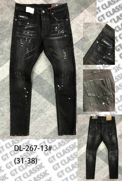 Jean slim noir taille 38