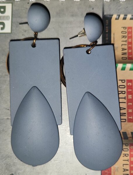 Boucles d'oreilles géométriques