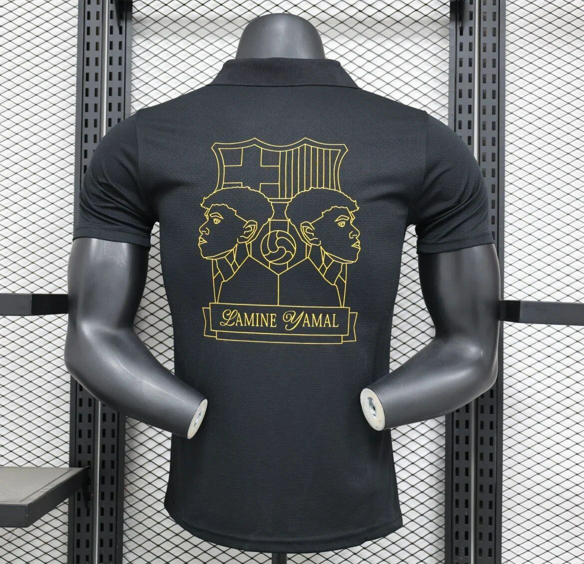 Maillot Barça noir L.Yamal