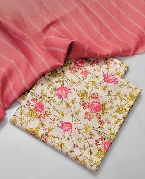 Printed lawn suit