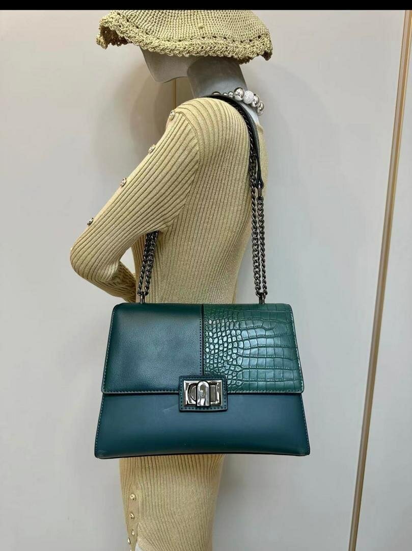 2 in 1 Long Strapped Leather Women Handbags/Shoulder Bags