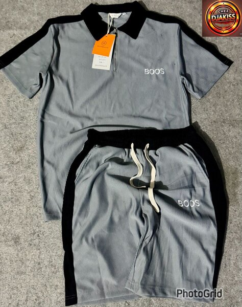 Ensemble de sport gris BOOS