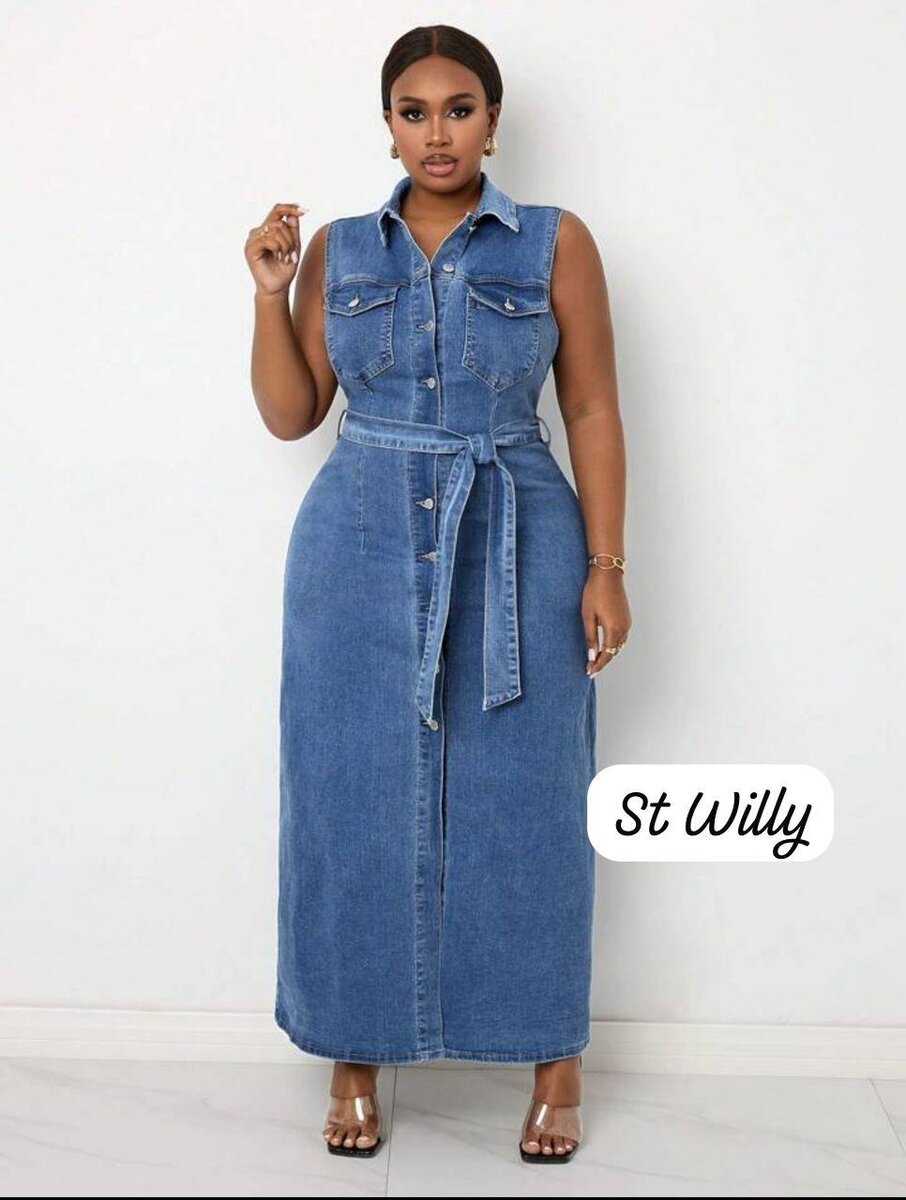 Robe en jean élégante