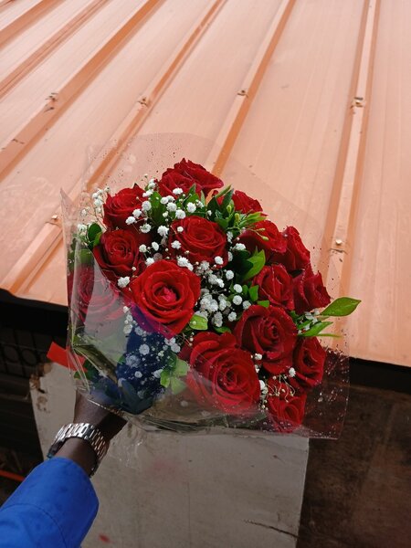 Bouquet des roses rouges
