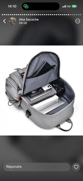 Sac à dos multifonction USB