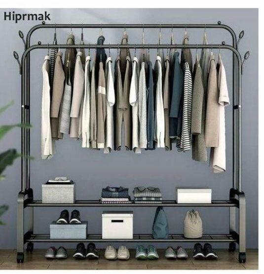 Étagère 2 en 1 vêtements et ch