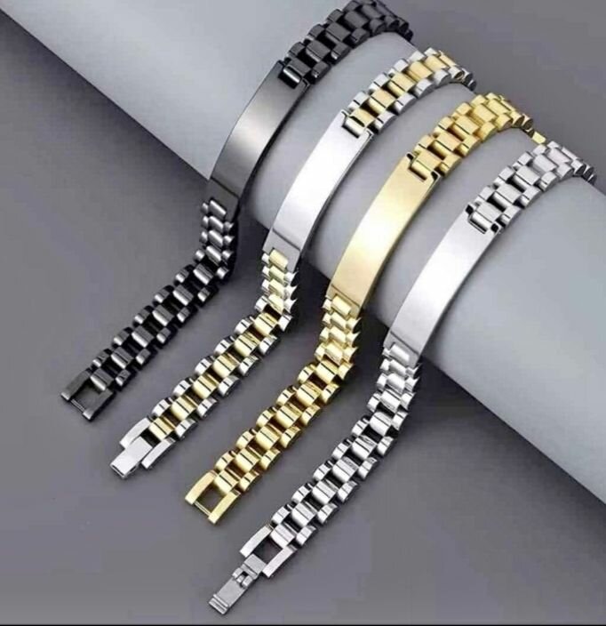 Bracelets personnalisés en acier