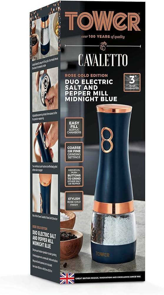 Tower salt and pepper mill