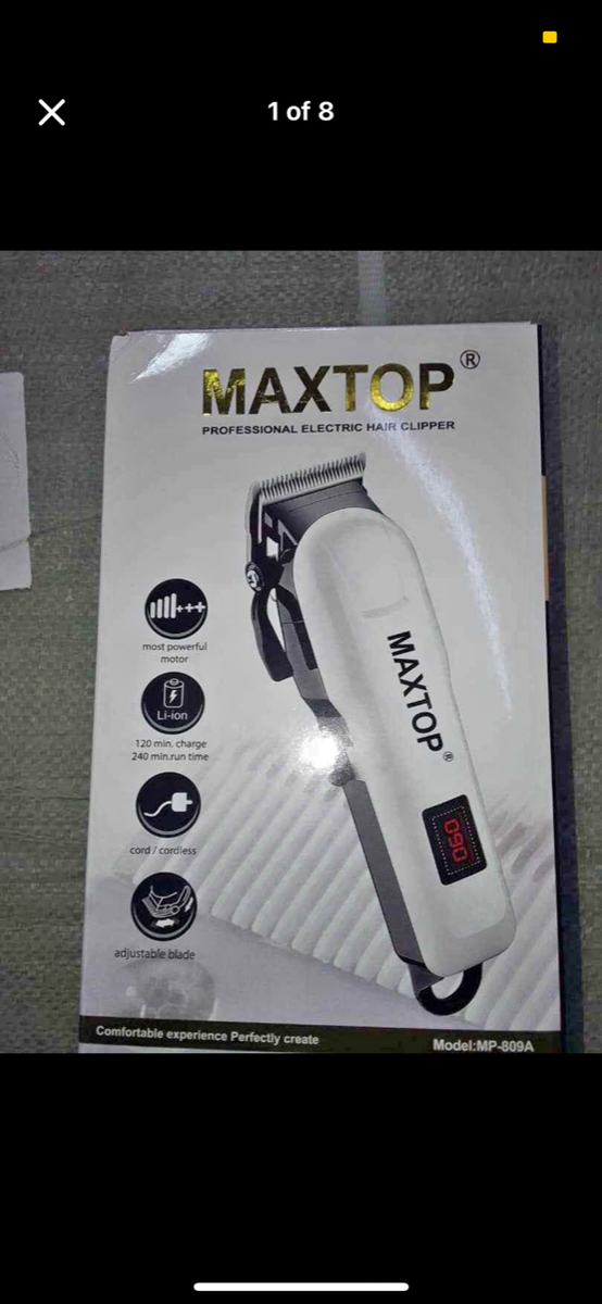 Maxtop rechargeable industrial machines