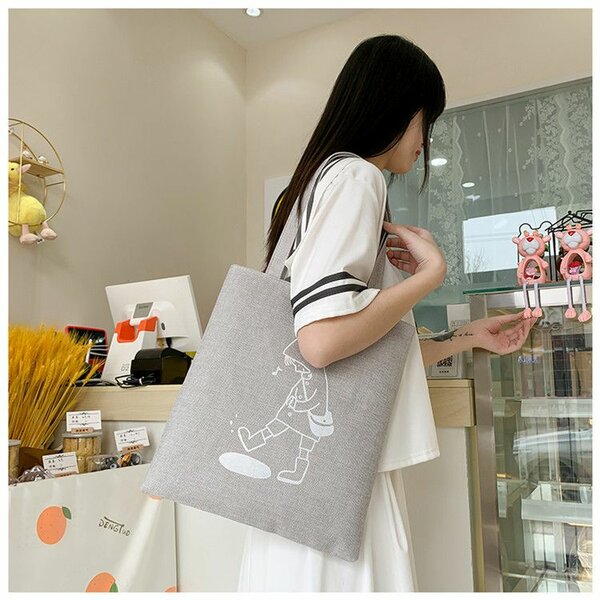 Sac cabas à motifs colorés