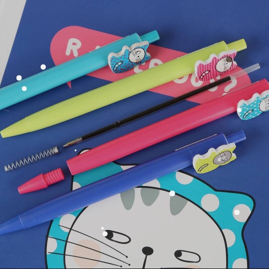 Stylos bille chats mignons