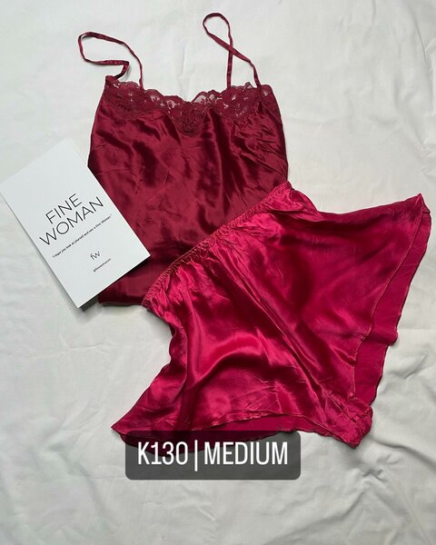 Beautiful women's pajamas red