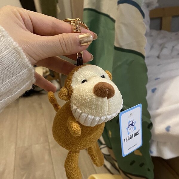 Pendentif de sac à clés singe