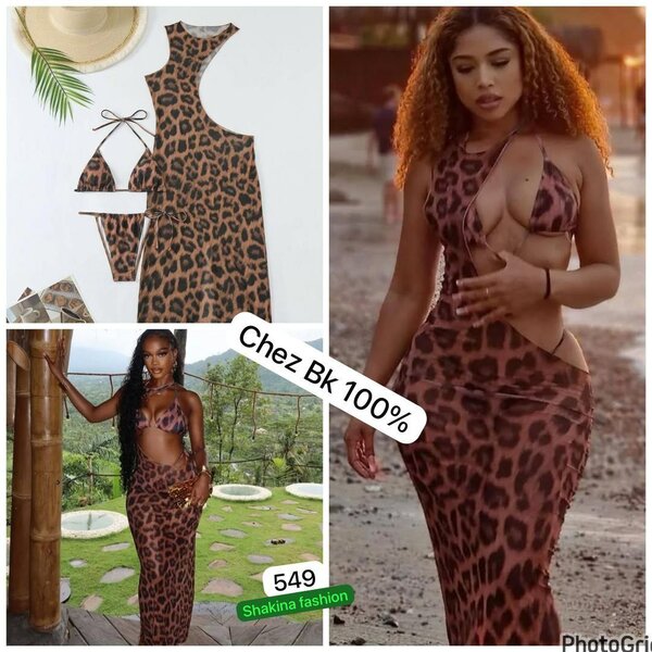 Robe Léopard Été Bohème