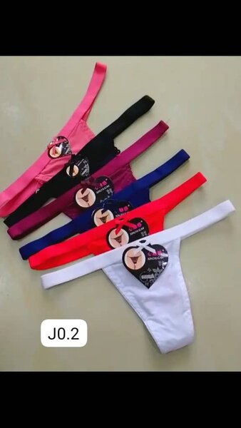 12 Culottes Tanga Femme Coloré