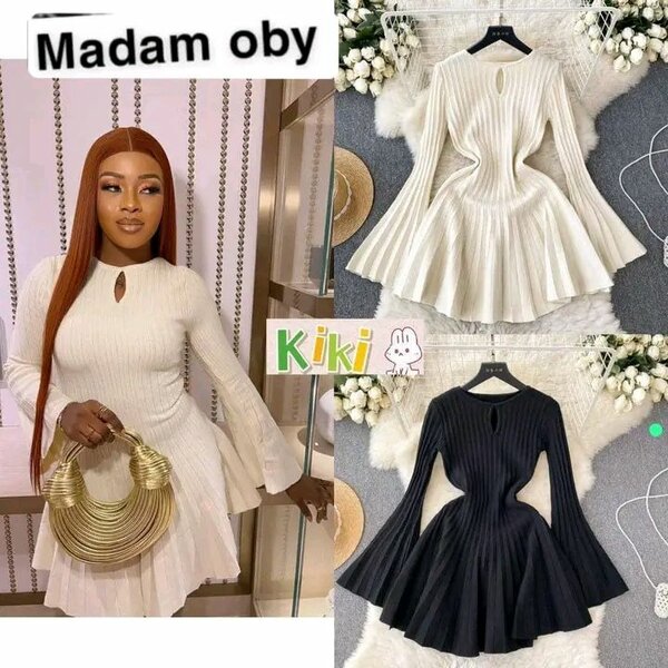 Robe évasée élégante femme