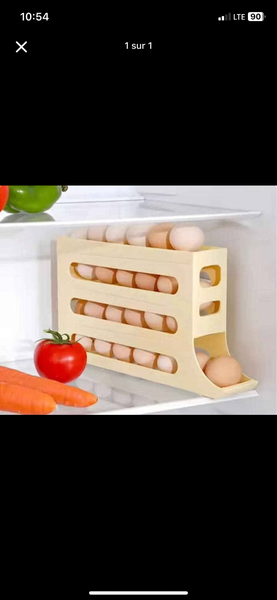 Porte-œufs en bois pratique