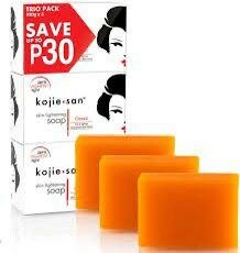 Kojic san  Skin Lightening Soap Trio pack 100g*3