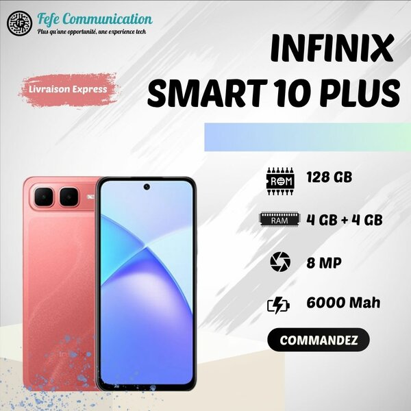 Infinix Smart 10 Plus - 128GB