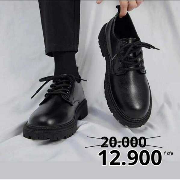 Chaussures Derby en cuir pour hommes