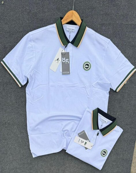 Polo homme blanc élégant