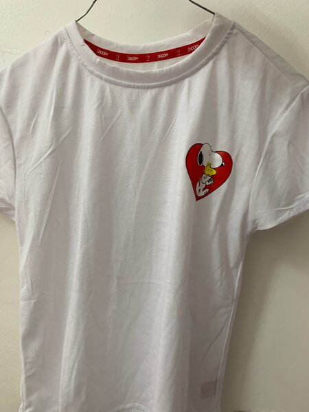T-shirt blanche Snoopy