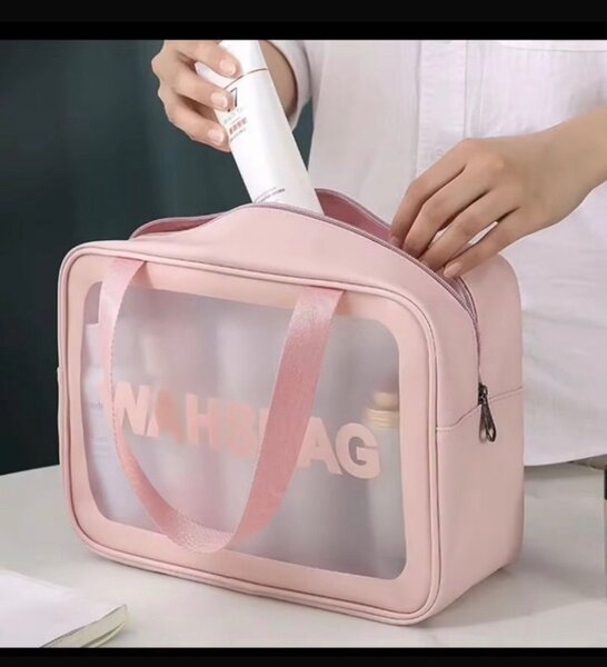 Nécessaire de voyage transparent