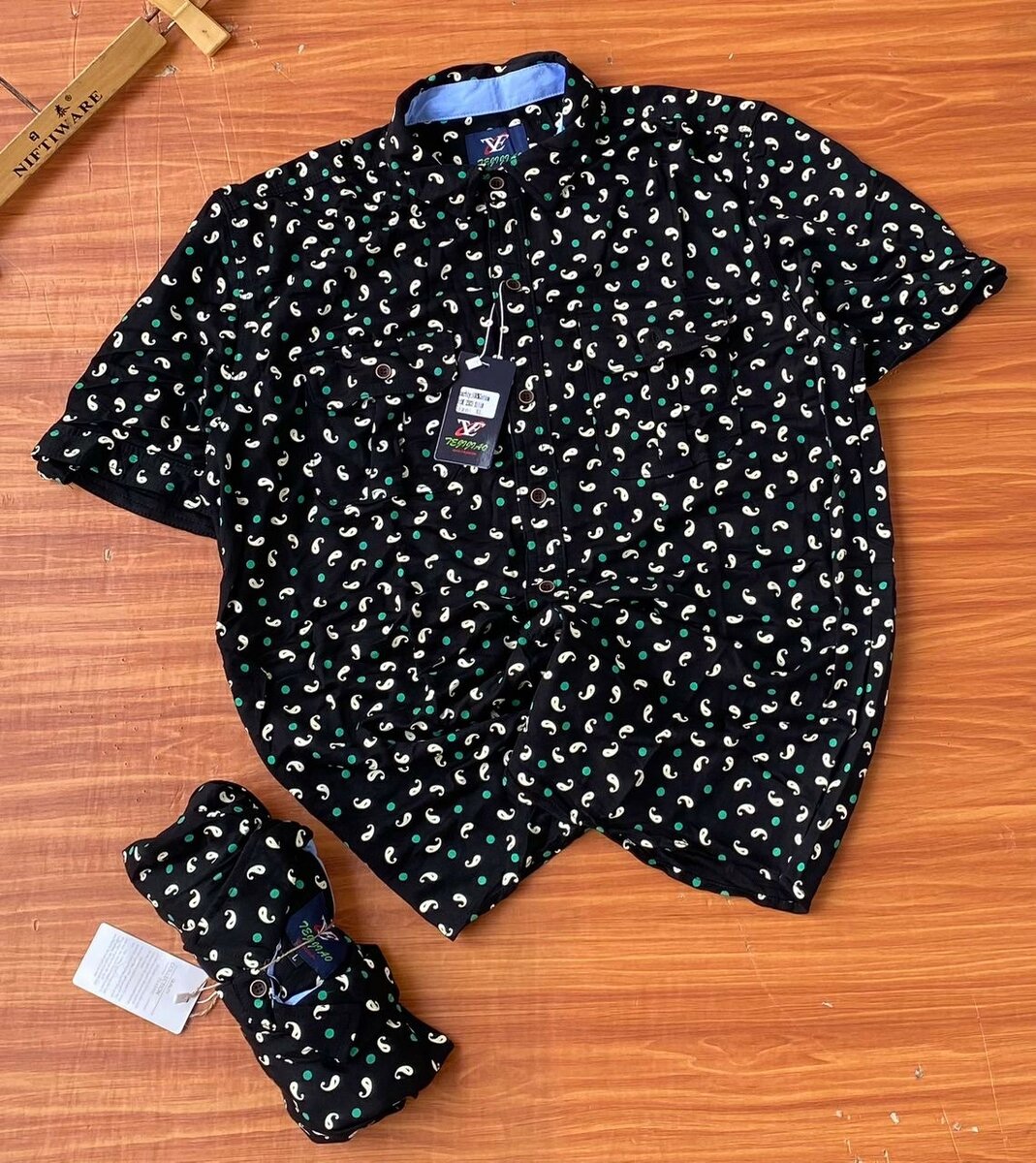 FOLDED FLOWER SHIRT