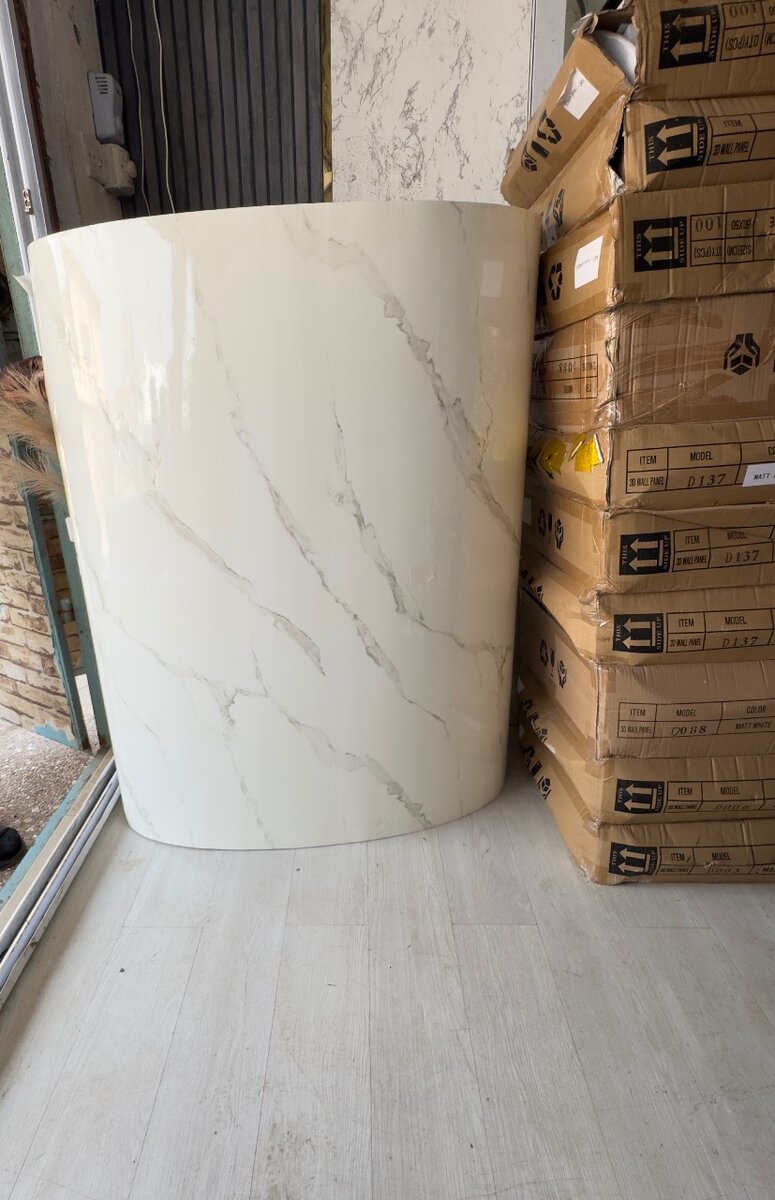 Marble sheet sticker