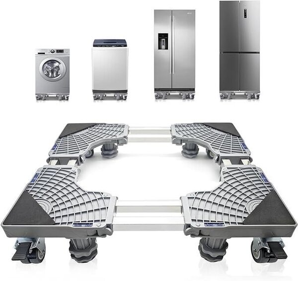 Special base for washing machine and refrigerator