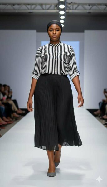 Jupe plissée élégante femme