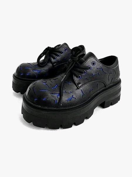 Chaussures Derby à semelles épaisses