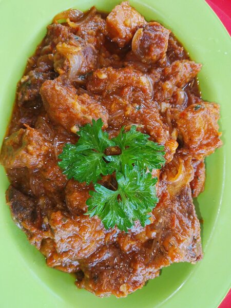 Porc Africain grillé revenir